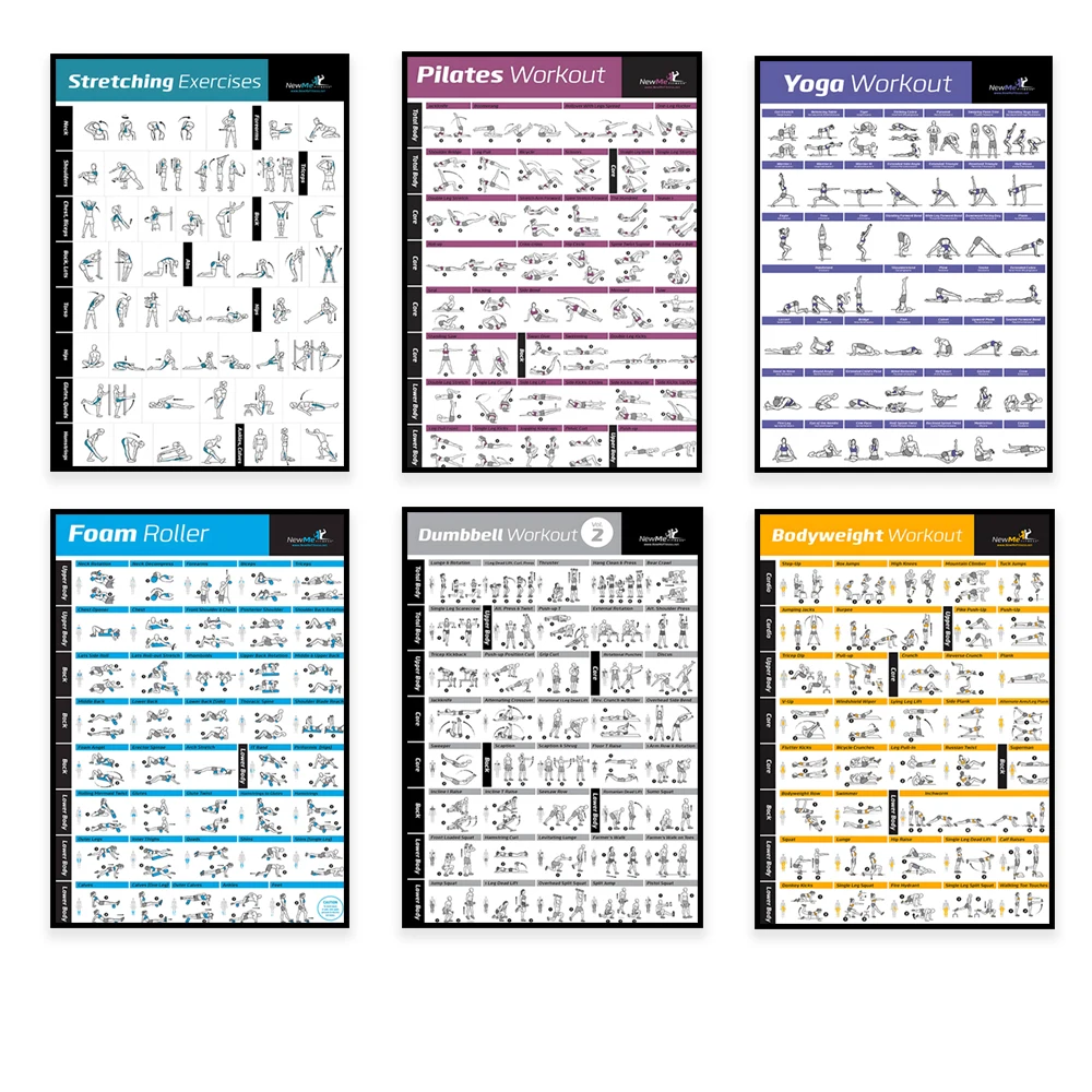Body Exercise Training Chart W - огляд і ціна Home Gym Routine