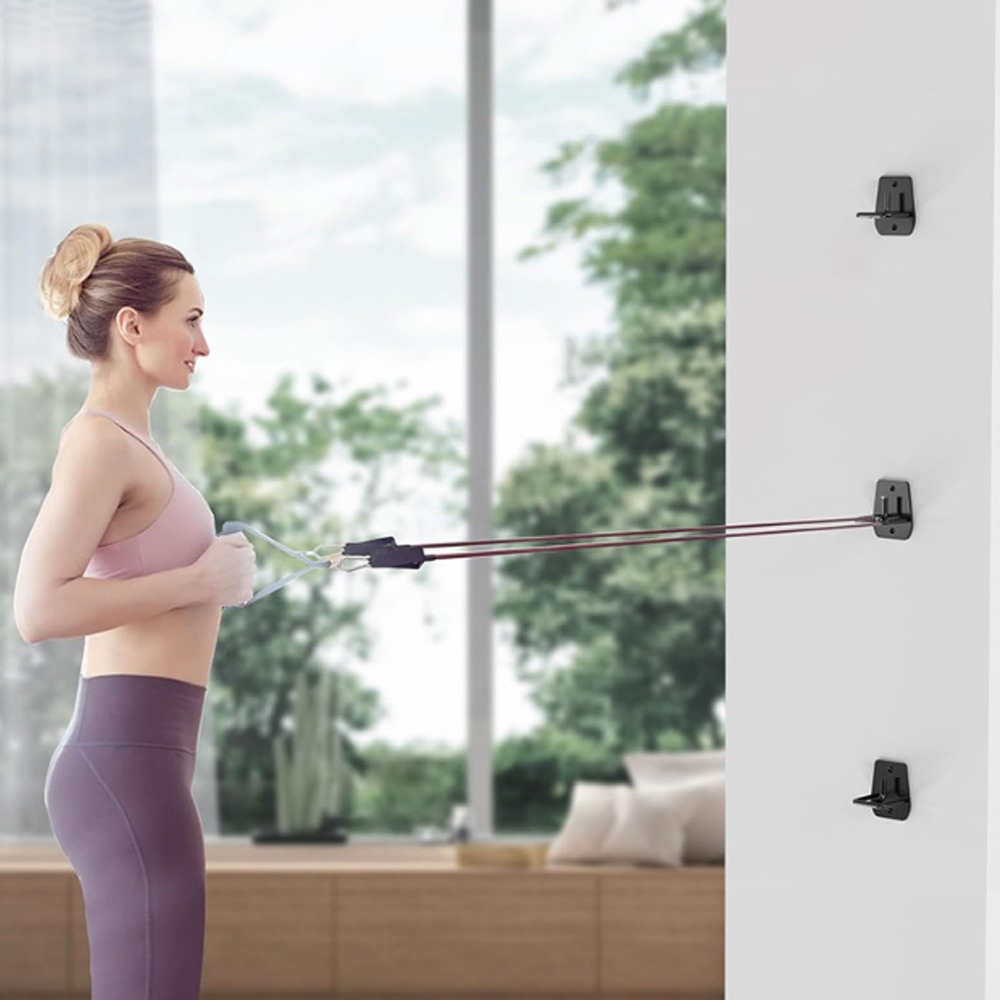 3Pcs Black Exercise Band Wall  - огляд і ціна Home Gym Yoga