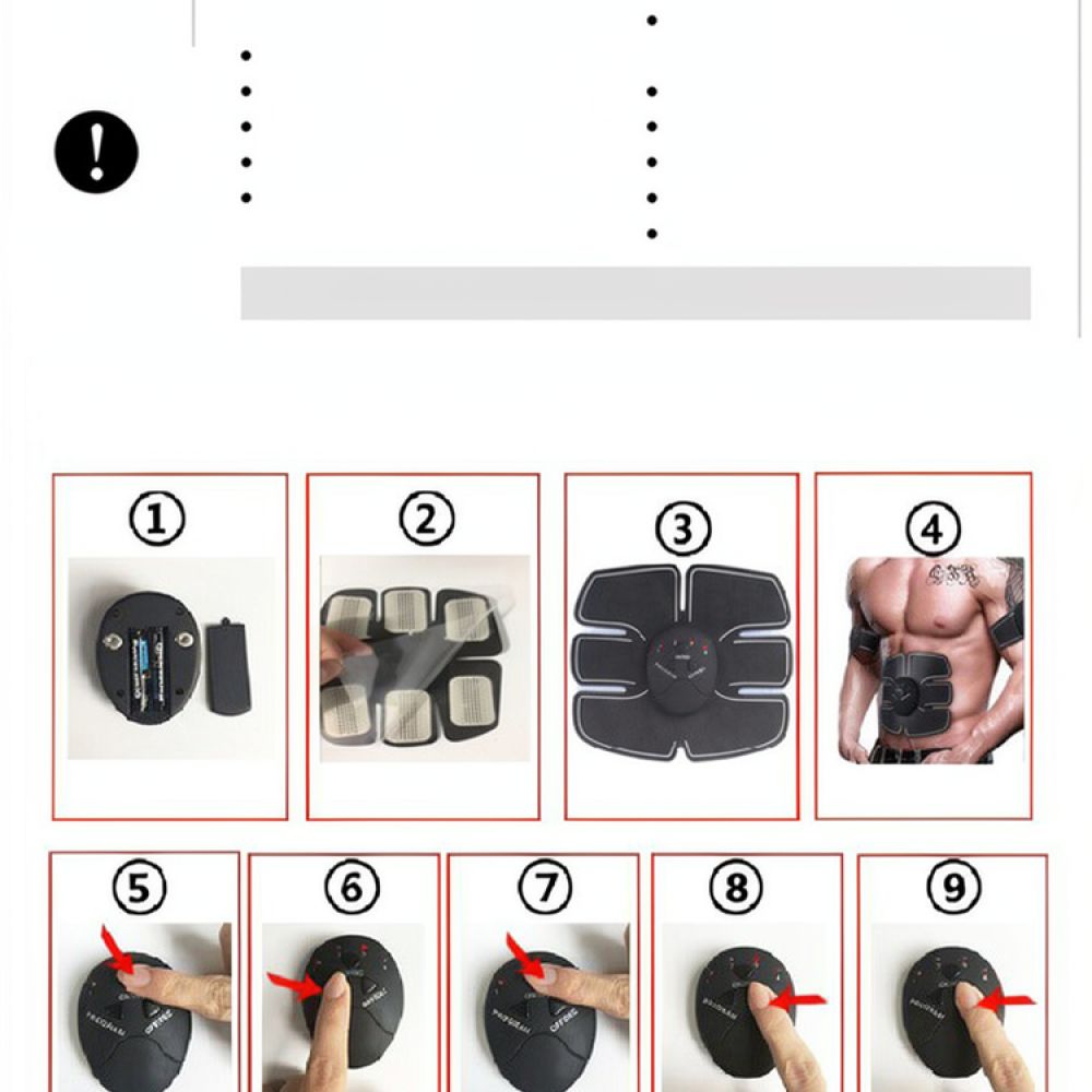 Electronic Abdominal Muscle Tr - огляд і ціна Home Gym Portable