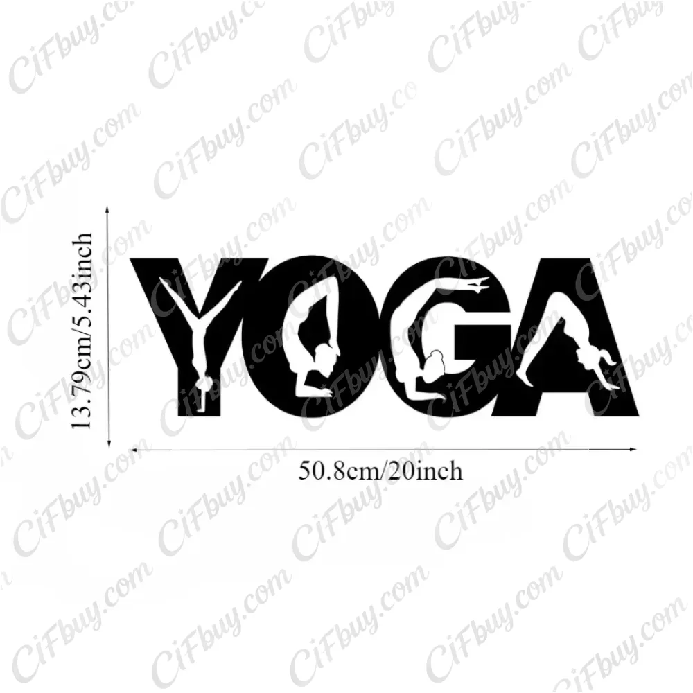 CIFBUY Yoga Poses Metal Wall A - огляд і ціна Home Gym Yoga