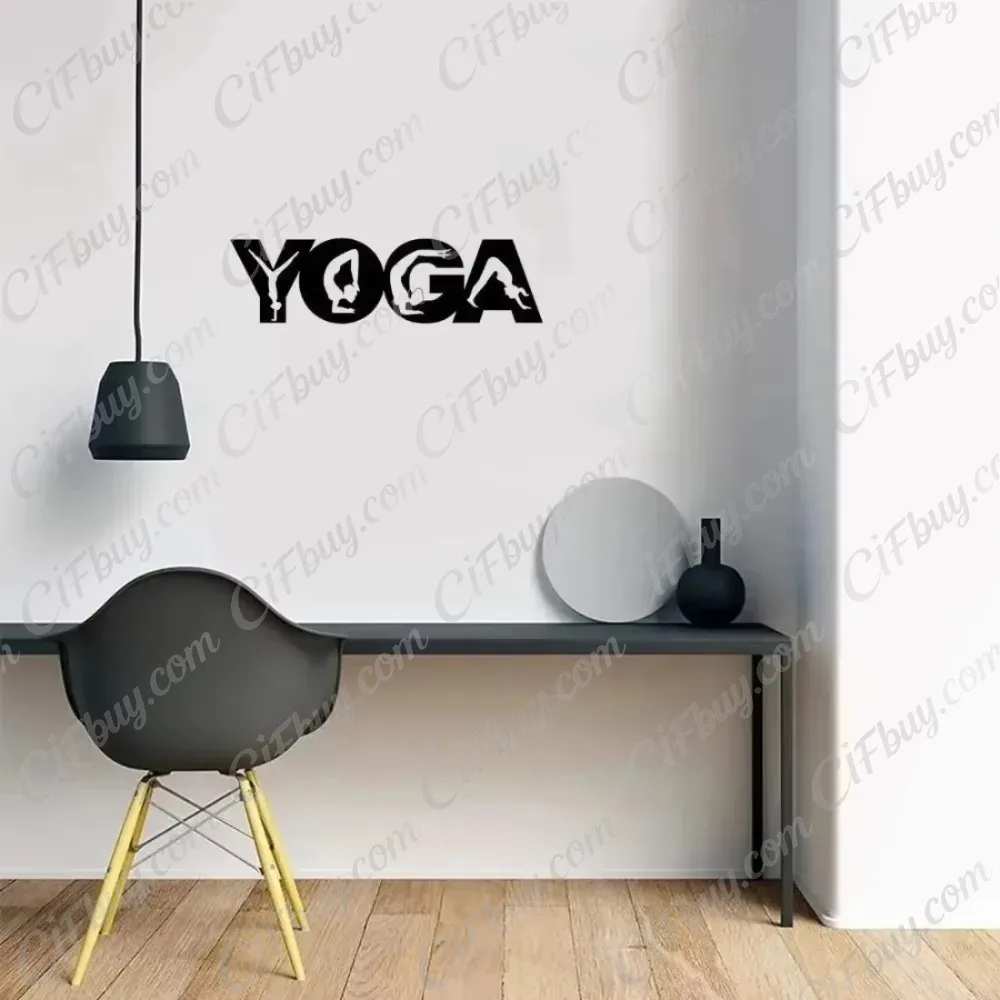 CIFBUY Yoga Poses Metal Wall A - огляд і ціна Home Gym Yoga